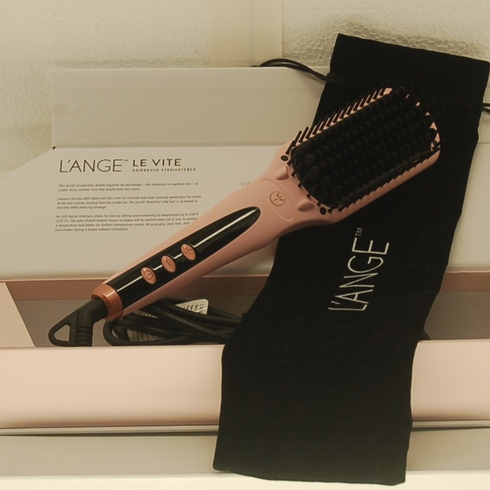 L'ANGE LE VITE HAIR BRUSH STRAIGHTENER BLUSH